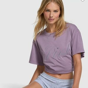 PINK Victoria's Secret Lavender Tee